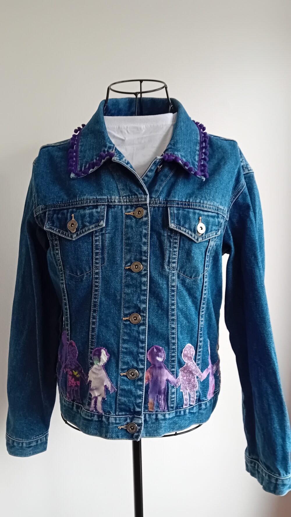 Purple People Denim Jacket