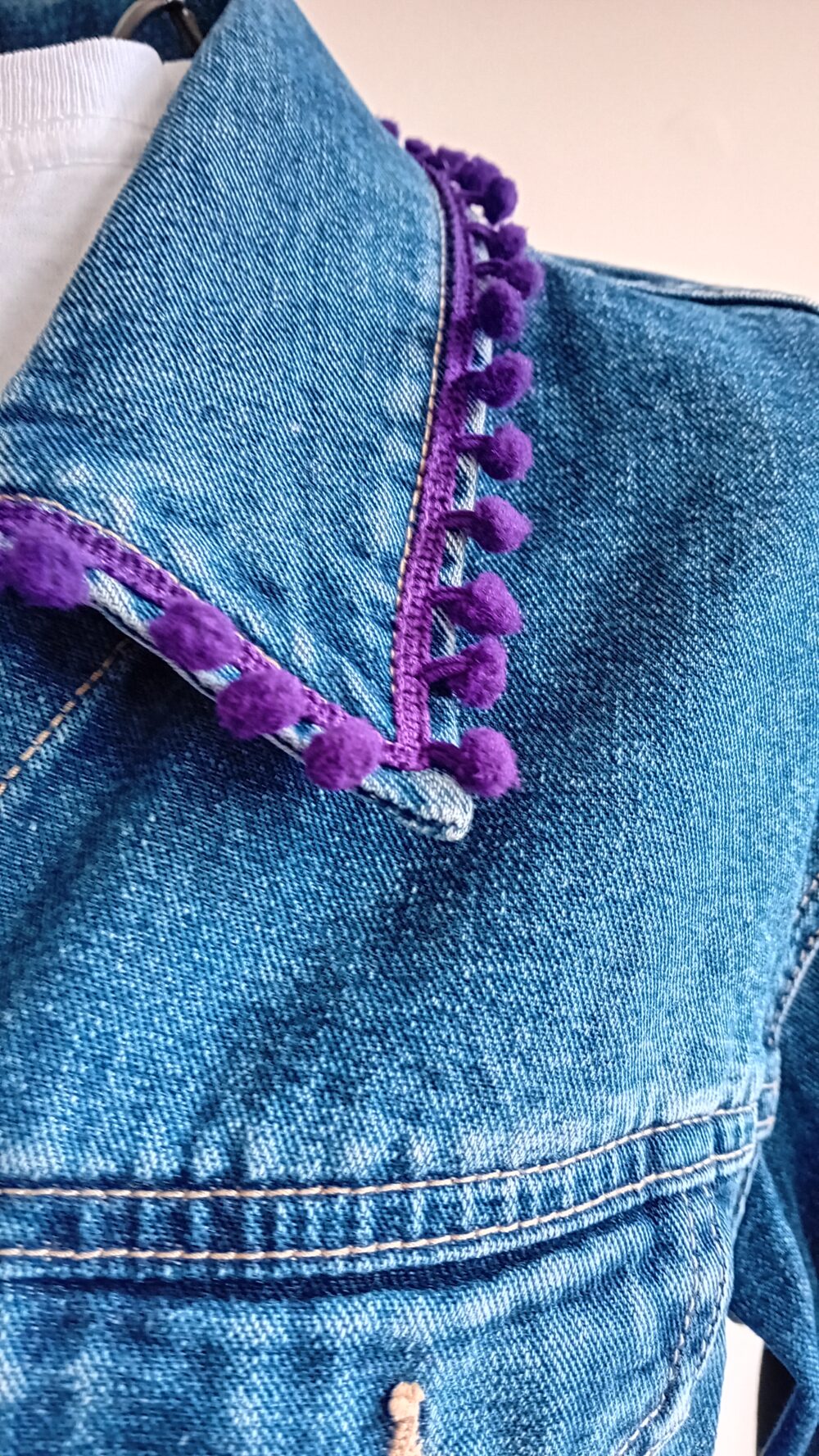 Purple People Denim Jacket - Image 3