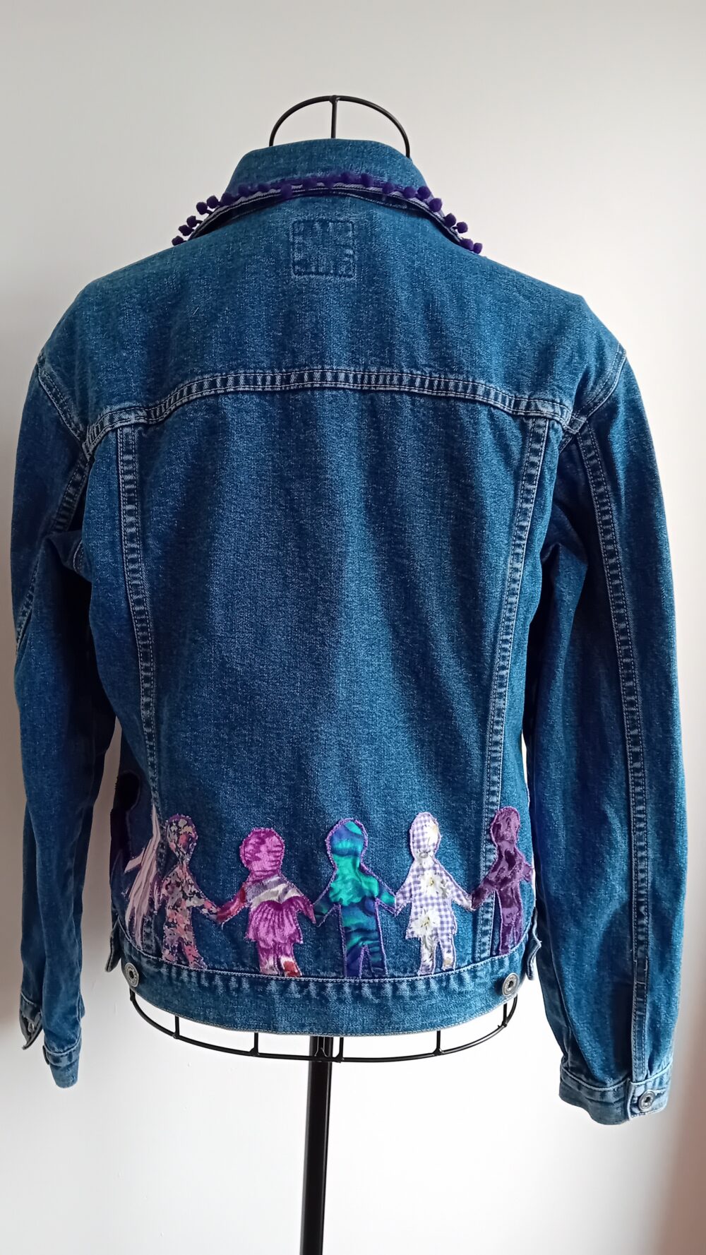 Purple People Denim Jacket - Image 2